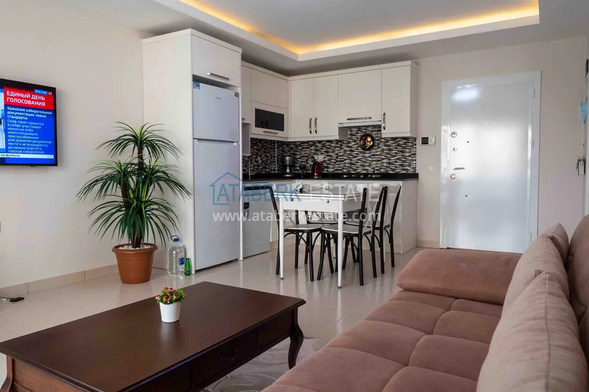 Kupuj  Jednopokojowy umeblowany apartament 100 metrów od morza - dzielnica Mahmutlar, Alanya 1 