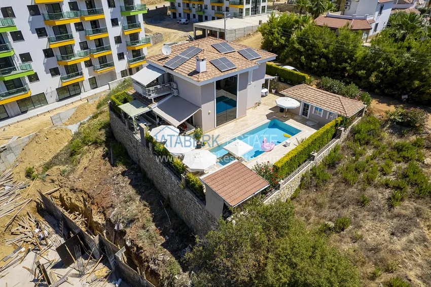 Wolnostojący dwupiętrowy domek pod klucz w dzielnicy Avsallar, Alanya 22 