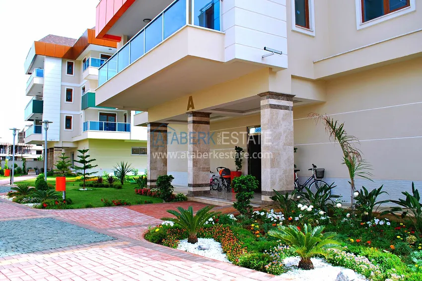 Umeblowany apartament 2+1 z przeszklonym balkonem w prestiżowym kompleksie - Oba, Alanya 18 