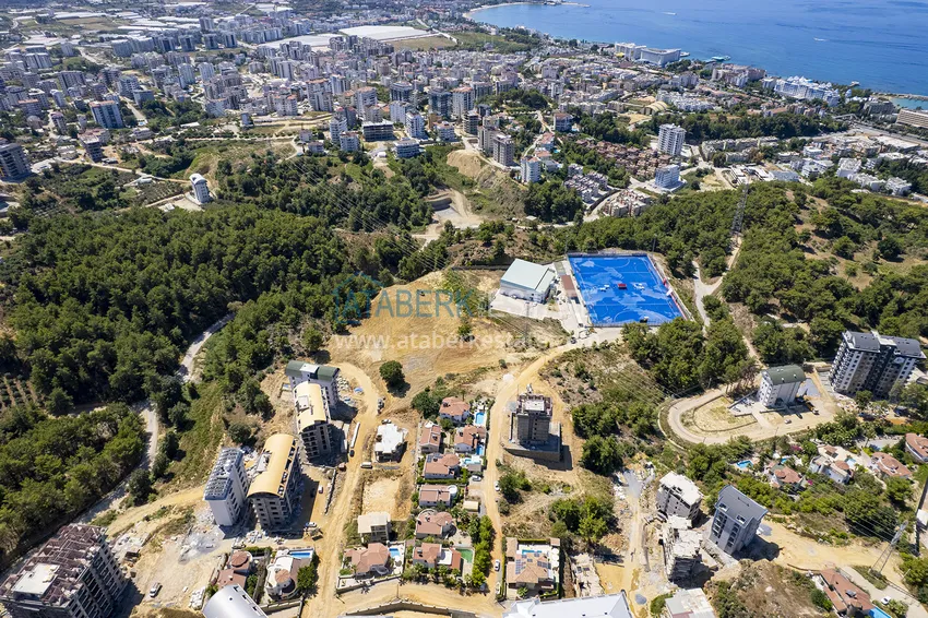 Wolnostojący dwupiętrowy domek pod klucz w dzielnicy Avsallar, Alanya 27 