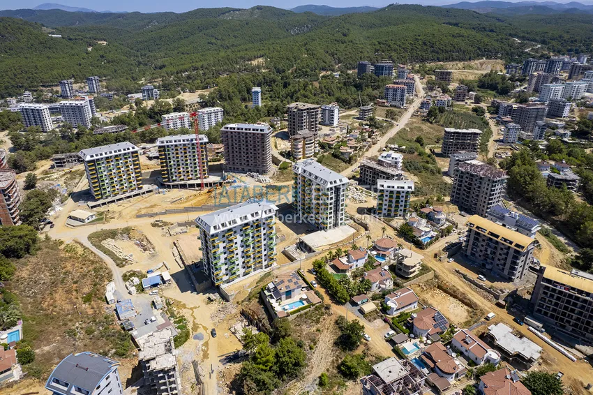 Wolnostojący dwupiętrowy domek pod klucz w dzielnicy Avsallar, Alanya 28 