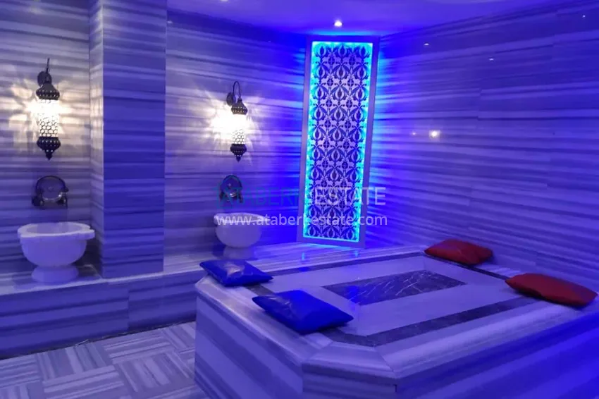 Umeblowany apartament 2+1 z przeszklonym balkonem w prestiżowym kompleksie - Oba, Alanya 25 