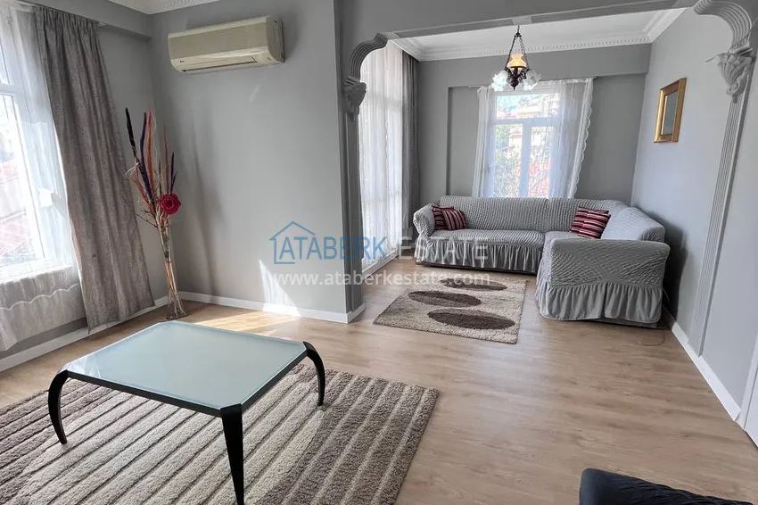Kupuj  Czterokondygnacyjna kamienica 3+2 z meblami i widokiem na morze — Alanya, Kestel 3 