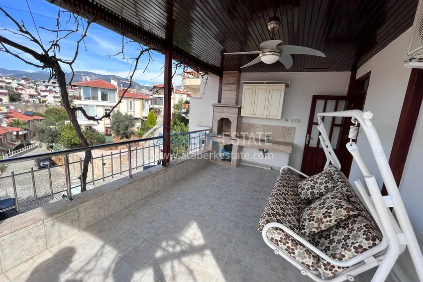 Kupuj  Czterokondygnacyjna kamienica 3+2 z meblami i widokiem na morze — Alanya, Kestel 32 