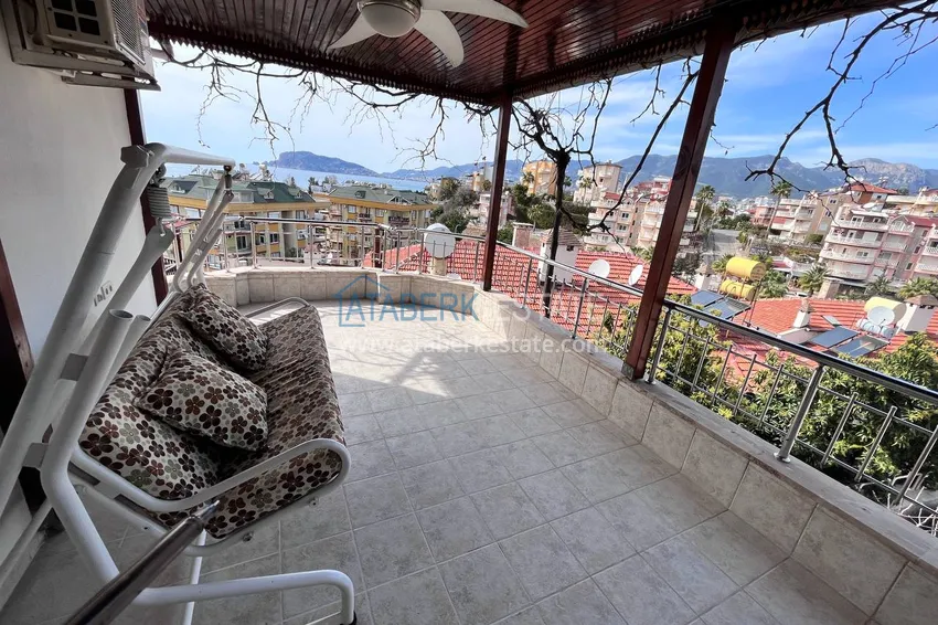 Kupuj  Czterokondygnacyjna kamienica 3+2 z meblami i widokiem na morze — Alanya, Kestel 34 