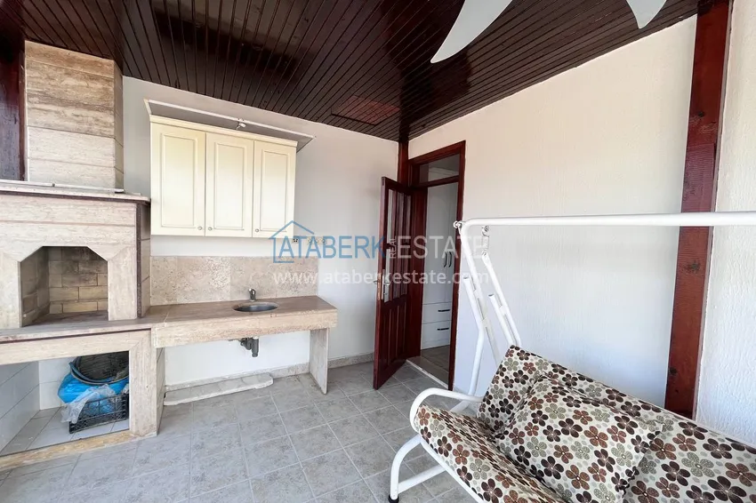 Kupuj  Czterokondygnacyjna kamienica 3+2 z meblami i widokiem na morze — Alanya, Kestel 35 