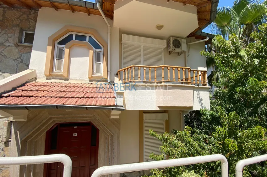 Czterokondygnacyjna kamienica 3+2 z meblami i widokiem na morze — Alanya, Kestel 3 