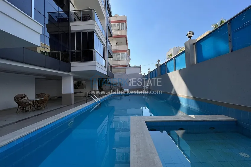 Umeblowany apartament z jedną sypialnią 300 metrów od morza - centrum Alanyi, plaża Kleopatra  3 