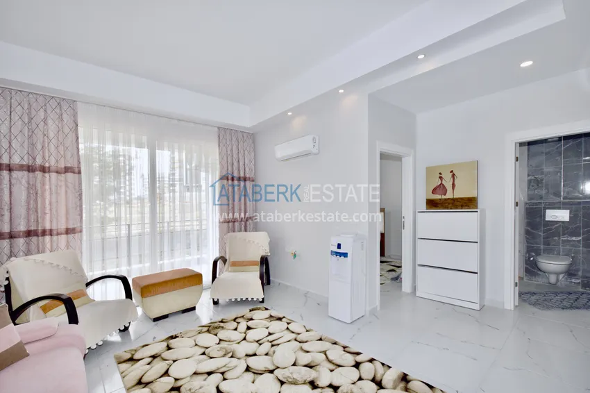 Kupuj  Umeblowane mieszkanie 1+1 w nowym nowoczesnym kompleksie - dzielnica Avsallar, Alanya. Nadaje się do wynajmu krótkoterminowego  5 