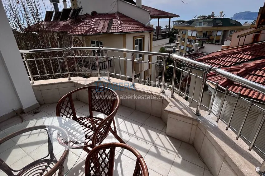 Kupuj  Czterokondygnacyjna kamienica 3+2 z meblami i widokiem na morze — Alanya, Kestel 42 