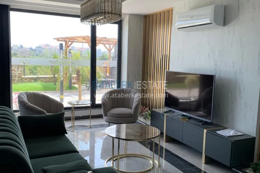 Kupuj  Apartament 1+1 z meblami i widokiem na góry w nowoczesnym kompleksie butikowym, dzielnica Oba — Alanya 4 