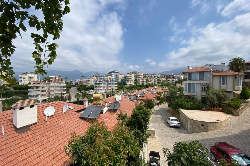 Kupuj  Czterokondygnacyjna kamienica 3+2 z meblami i widokiem na morze — Alanya, Kestel 51 