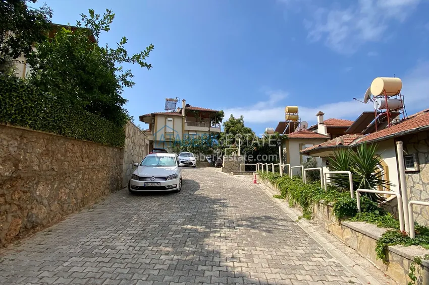 Czterokondygnacyjna kamienica 3+2 z meblami i widokiem na morze — Alanya, Kestel 5 