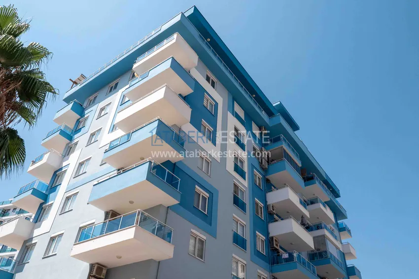 Jednopokojowy umeblowany apartament 100 metrów od morza - dzielnica Mahmutlar, Alanya 7 