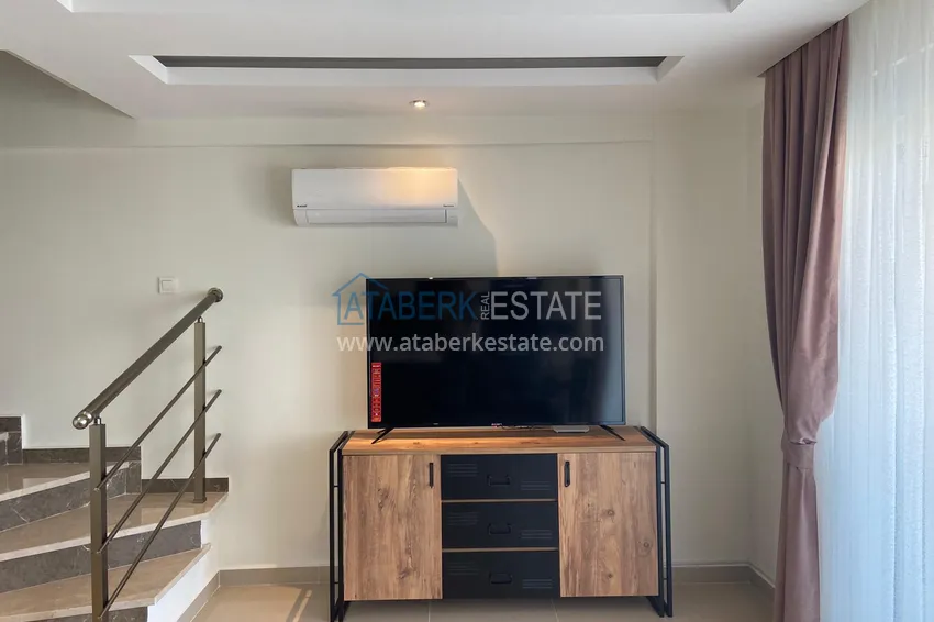 Kupuj  Dwupoziomowy penthouse 2+1 w Alanyi - nowoczesne wnętrze, od właściciela, dzielnica Avsallar  8 