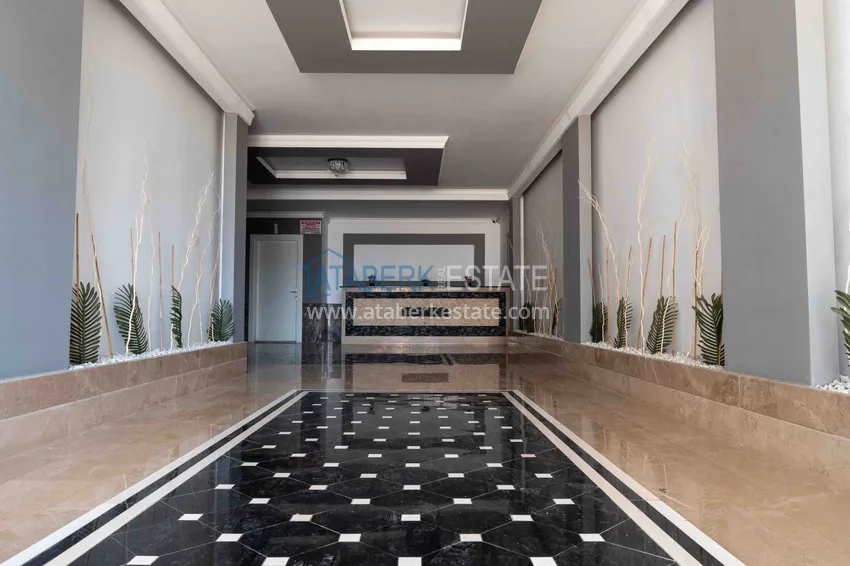 Jednopokojowy umeblowany apartament 100 metrów od morza - dzielnica Mahmutlar, Alanya 10 