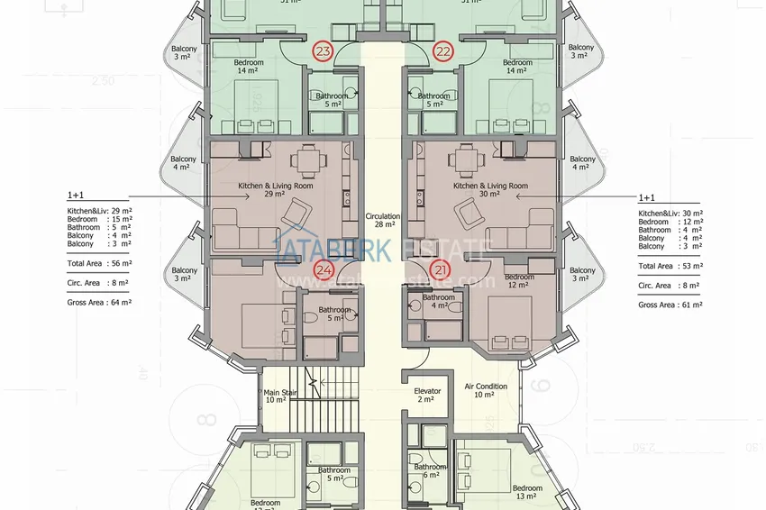 Kupuj taniej Kompleks mieszkaniowy premium przy plaży w Mahmutlar, Alanya 3 