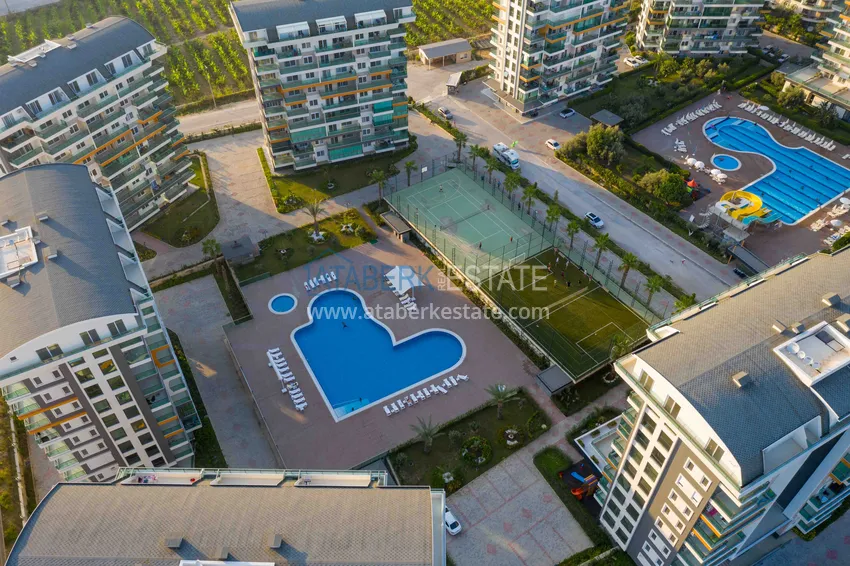 Dwupoziomowy penthouse 2+1 w Alanyi - nowoczesne wnętrze, od właściciela, dzielnica Avsallar  6 