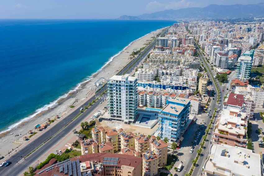 Jednopokojowy umeblowany apartament 100 metrów od morza - dzielnica Mahmutlar, Alanya 1 