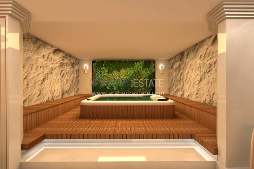 Kompleks mieszkaniowy premium przy plaży w Mahmutlar, Alanya 37 