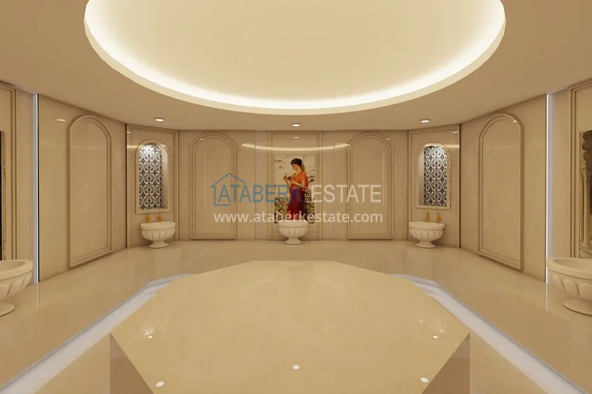 Kompleks mieszkaniowy premium przy plaży w Mahmutlar, Alanya 39 