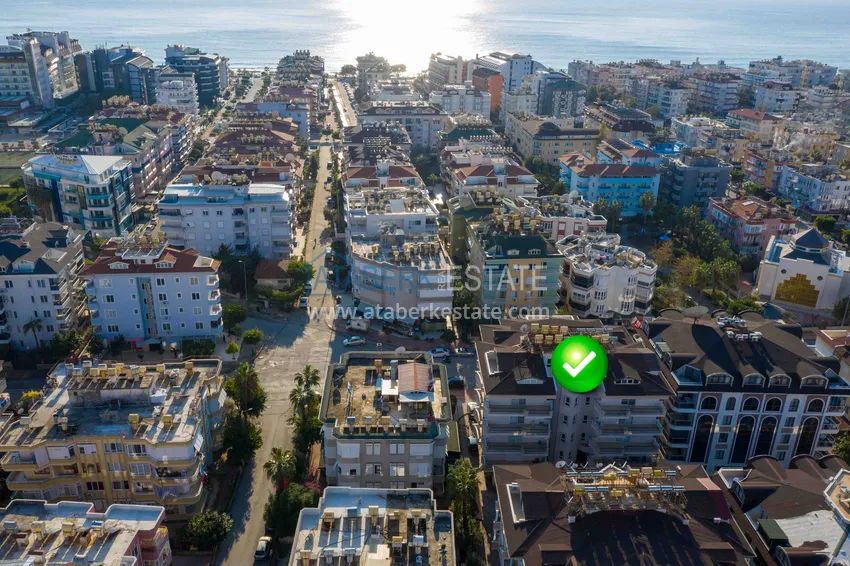 Wynajmij dwupoziomowe mieszkanie 4+1 z meblami w Oba, Alanya A22  1 