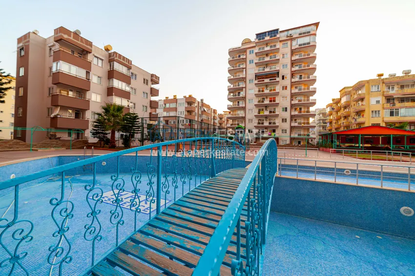 Apartament z jedną sypialnią w Mahmutlar umeblowany z otwartym widokiem na morze  9 