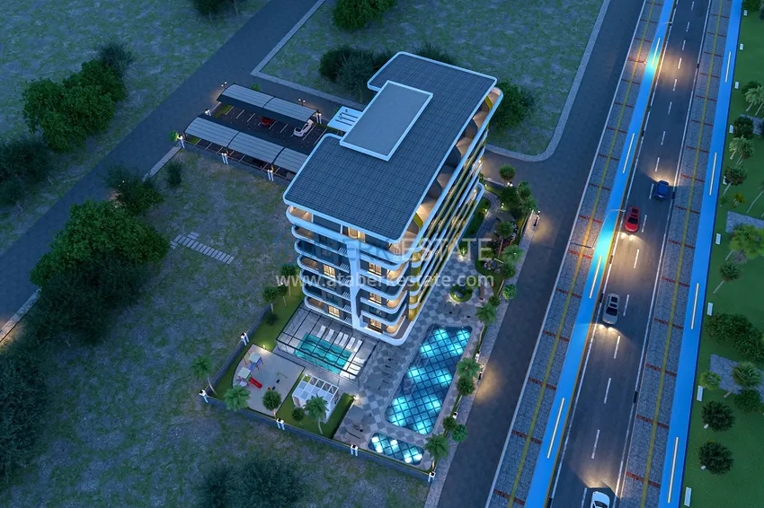 Nowy projekt komfortowego kompleksu mieszkalnego w Gazipasa 14 