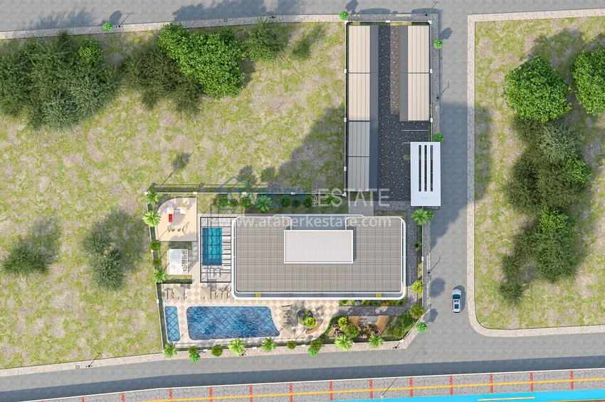 Nowy projekt komfortowego kompleksu mieszkalnego w Gazipasa 15 