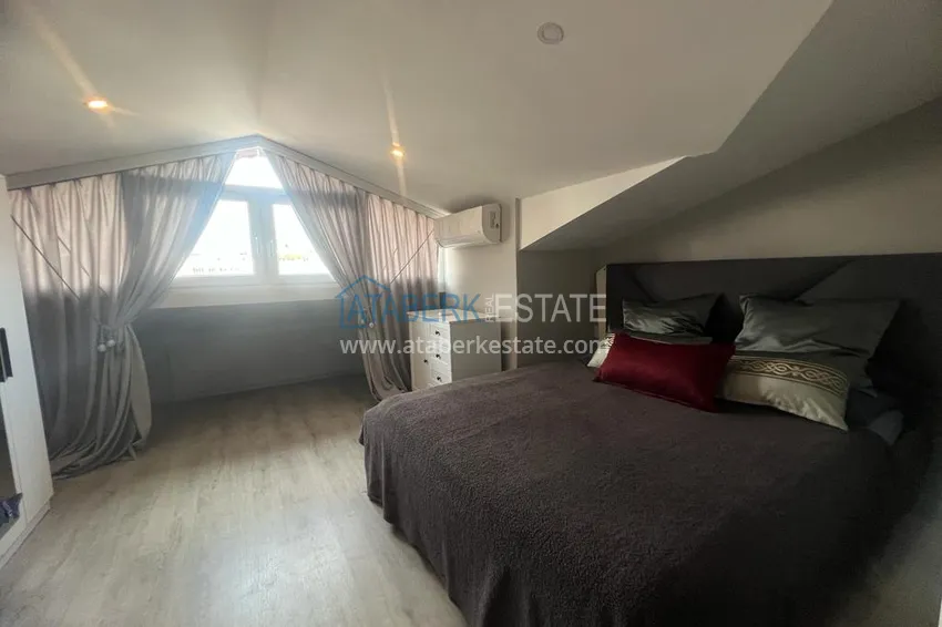 Kupuj  Wynajmij dwupoziomowe mieszkanie 4+1 z meblami w Oba, Alanya A22  15 
