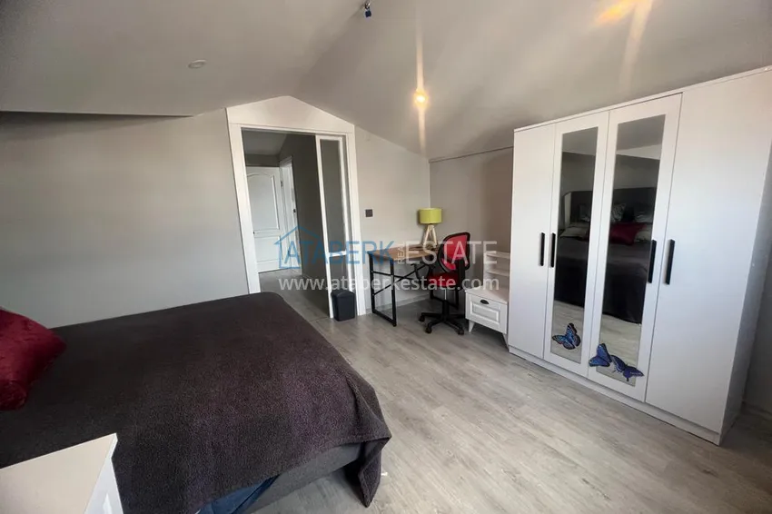 Kupuj  Wynajmij dwupoziomowe mieszkanie 4+1 z meblami w Oba, Alanya A22  16 