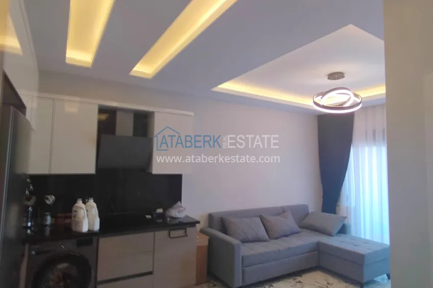 Kupuj  Umeblowane mieszkanie 1+1 w nowoczesnym kompleksie butikowym, dzielnica Oba — Alanya 1 