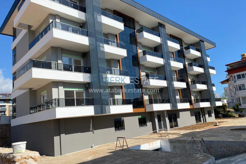 1+1 mieszkanie do wynajęcia w komfortowym nowym kompleksie - Alanya, dzielnica Oba nr 1 2 