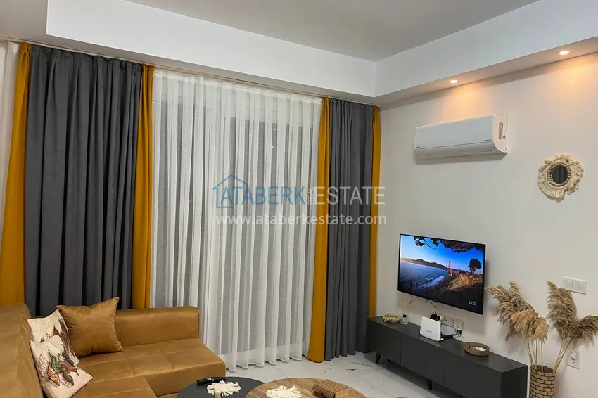 Kupuj  Wynajmij umeblowane mieszkanie 1+1 w kompleksie mieszkalnym - Alanya, dzielnica Avsallar nr 58 2 