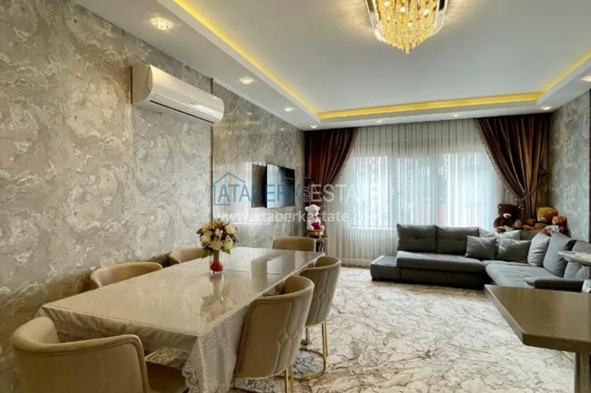 Kupuj  Apartament 3+1 z meblami, przeszklonym balkonem i widokiem na góry, dzielnica Kestel — Alanya 3 