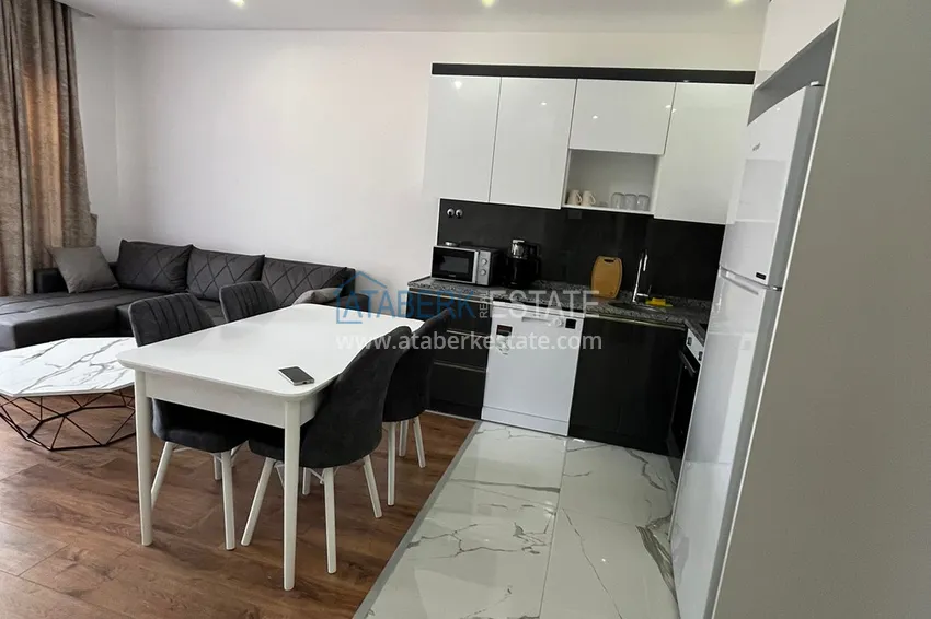 Kupuj  1+1 mieszkanie do wynajęcia w komfortowym nowym kompleksie - Alanya, dzielnica Oba nr 1 3 