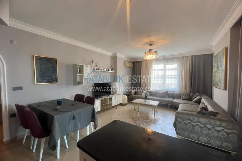 Kupuj  Wynajmij dwupoziomowe mieszkanie 4+1 z meblami w Oba, Alanya A22  3 