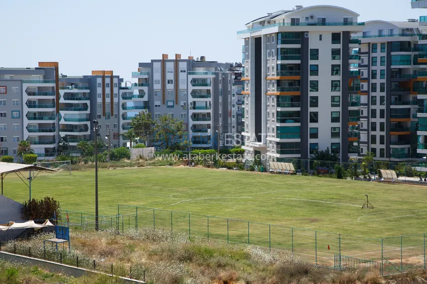 Wynajmij apartament 1+1 z meblami i tarasem w nowym nowoczesnym kompleksie — Alanya, dzielnica Avsallar  6 