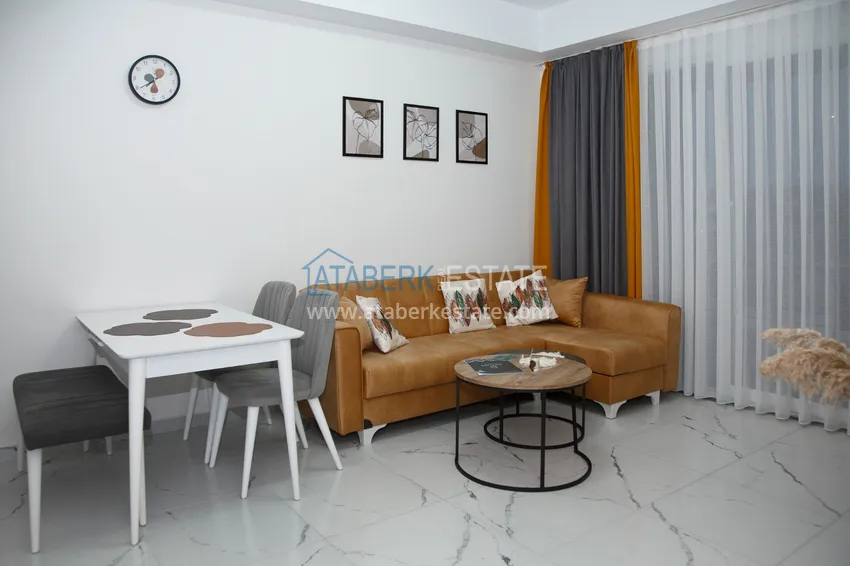 Kupuj  Wynajmij umeblowane mieszkanie 1+1 w kompleksie mieszkalnym - Alanya, dzielnica Avsallar nr 58 4 