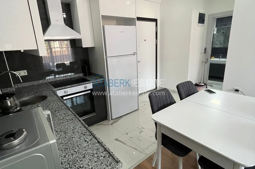 Kupuj  1+1 mieszkanie do wynajęcia w komfortowym nowym kompleksie - Alanya, dzielnica Oba nr 1 5 