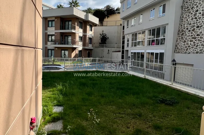 Willa w zabudowie bliźniaczej 3+1 w wiosce wiejskiej — Alanya, dzielnica Kargicak 13 