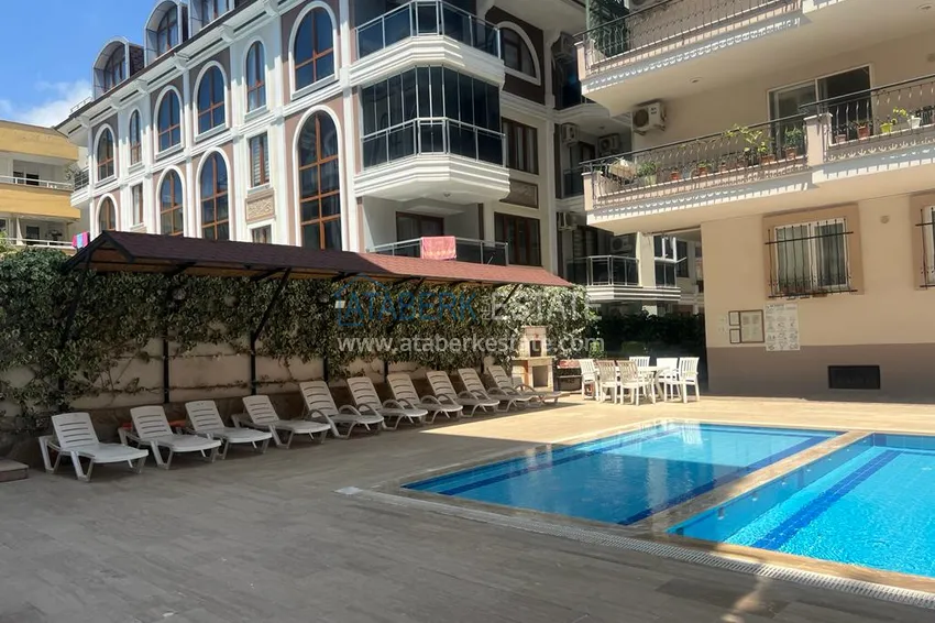 Wynajmij dwupoziomowe mieszkanie 4+1 z meblami w Oba, Alanya A22  6 