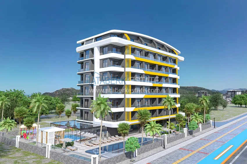 Nowy projekt komfortowego kompleksu mieszkalnego w Gazipasa 5 