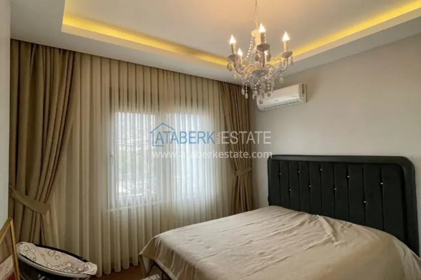 Kupuj  Apartament 3+1 z meblami, przeszklonym balkonem i widokiem na góry, dzielnica Kestel — Alanya 6 