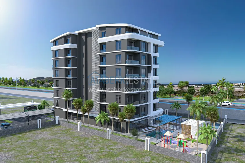 Nowy projekt komfortowego kompleksu mieszkalnego w Gazipasa 7 