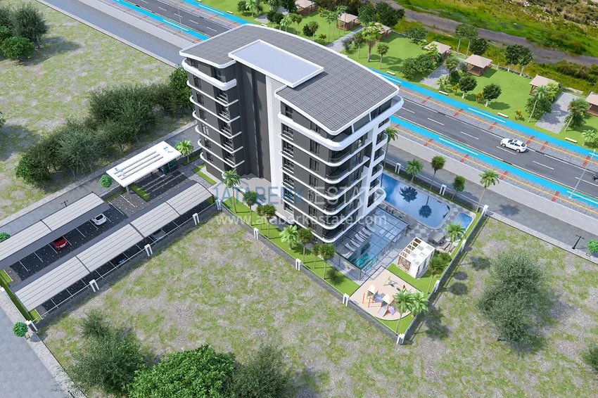 Nowy projekt komfortowego kompleksu mieszkalnego w Gazipasa 8 