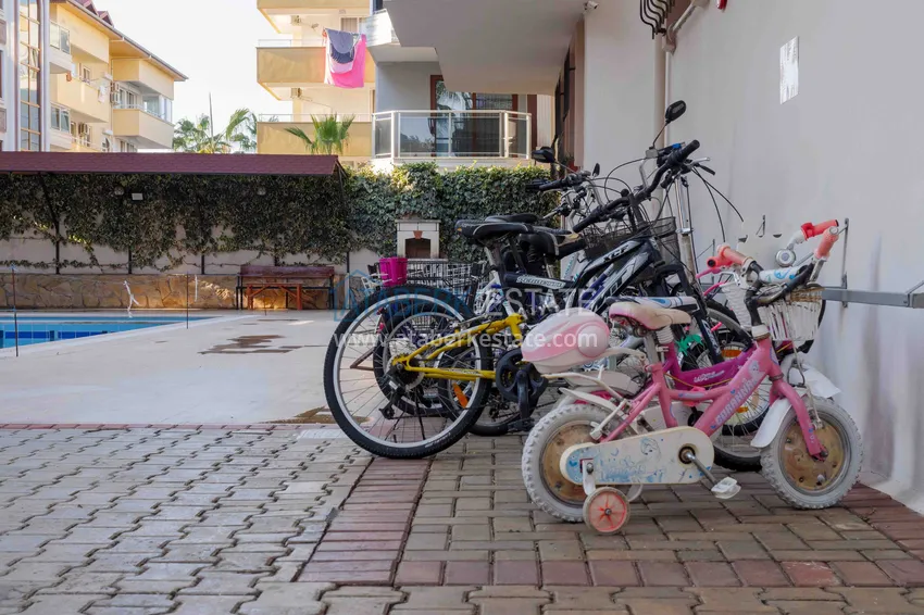 Wynajmij dwupoziomowe mieszkanie 4+1 z meblami w Oba, Alanya A22  9 