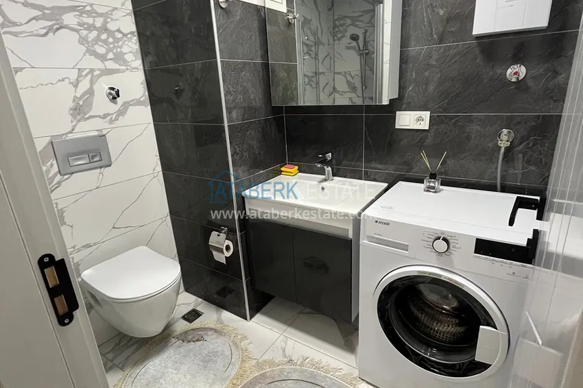 Kupuj  1+1 mieszkanie do wynajęcia w komfortowym nowym kompleksie - Alanya, dzielnica Oba nr 1 8 
