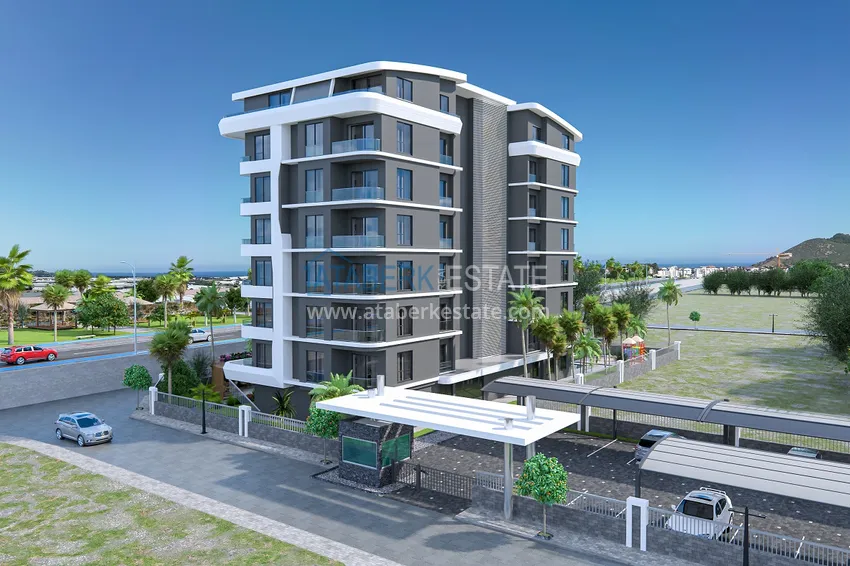 Nowy projekt komfortowego kompleksu mieszkalnego w Gazipasa 9 