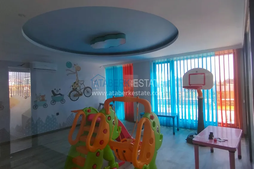 Umeblowane mieszkanie 1+1 w nowoczesnym kompleksie butikowym, dzielnica Oba — Alanya 12 